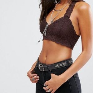 NWT Free People Galloon Racerback Bralette